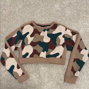 Balance Athletica Camo Cropped Sweatshirt